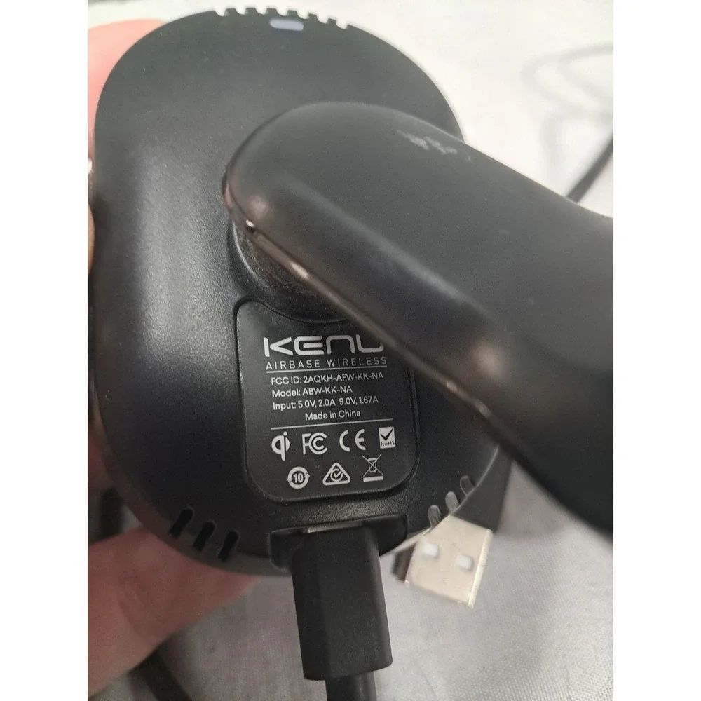 Kenu Airbase Qi Wireless Fast Charging Suction Mount ABW-KK-NA Cell Phone Holder
